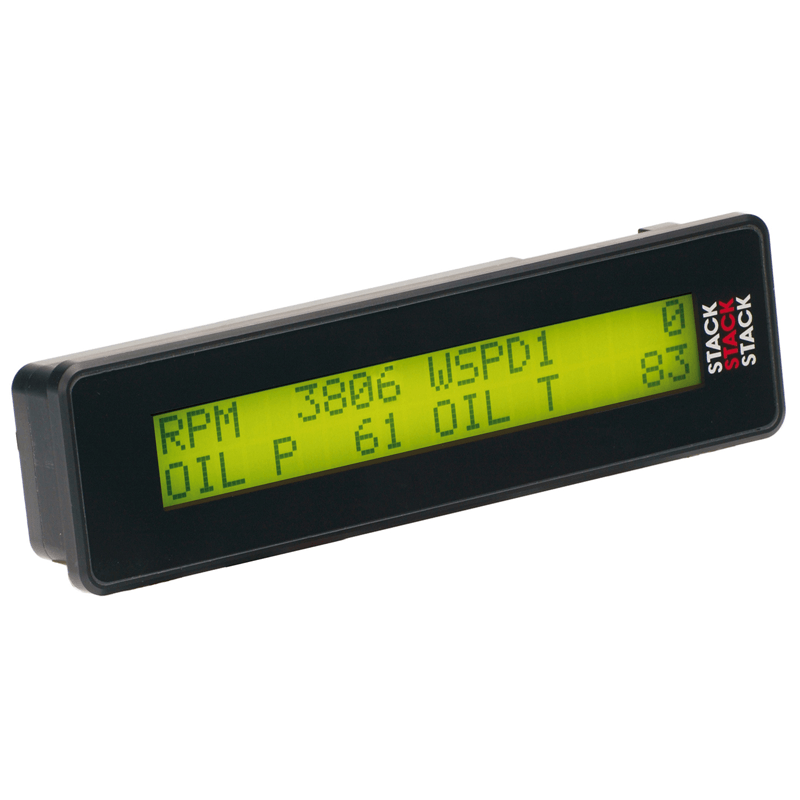 LCD DISPLAY PACK, SINGLE COLOUR, 2 LINE, 40 CHARACTER FOR MF AND MFR MODULES - Creative Motorsport Solutions USA LLC