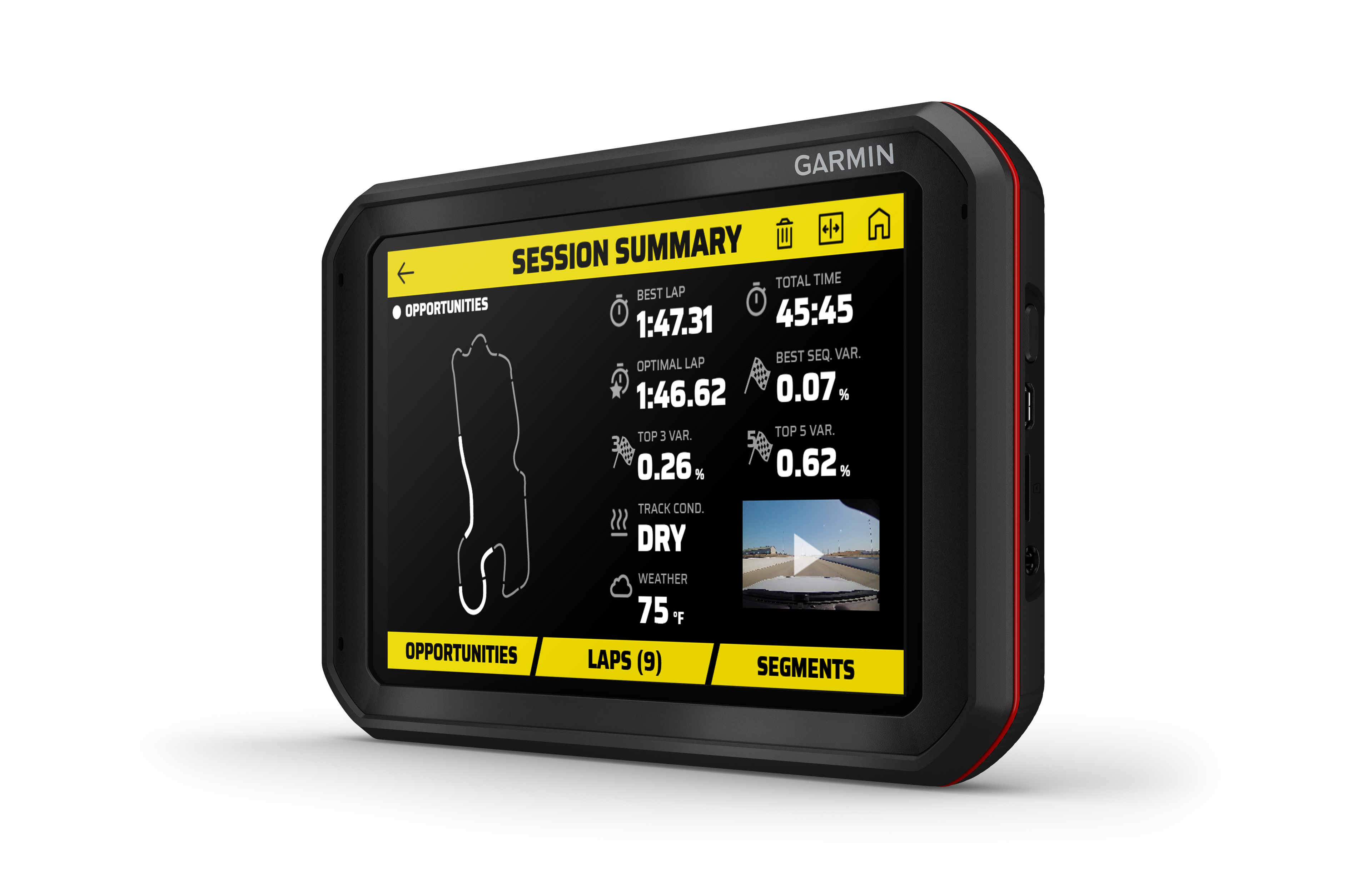 Garmin Catalyst - The Industry-First Race Track Driving Performance Optimizer