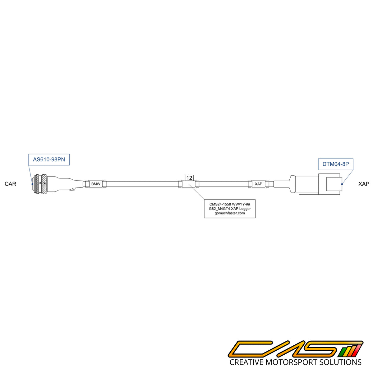 BMW M4 GT4 IMSA Logger Adapter