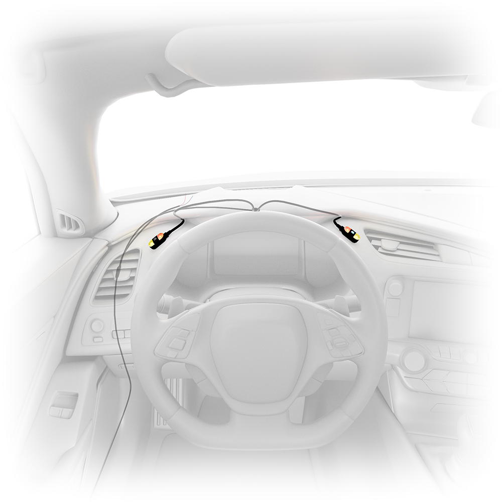 Garmin Catalyst R1 motorsports radar heads-up display indicator