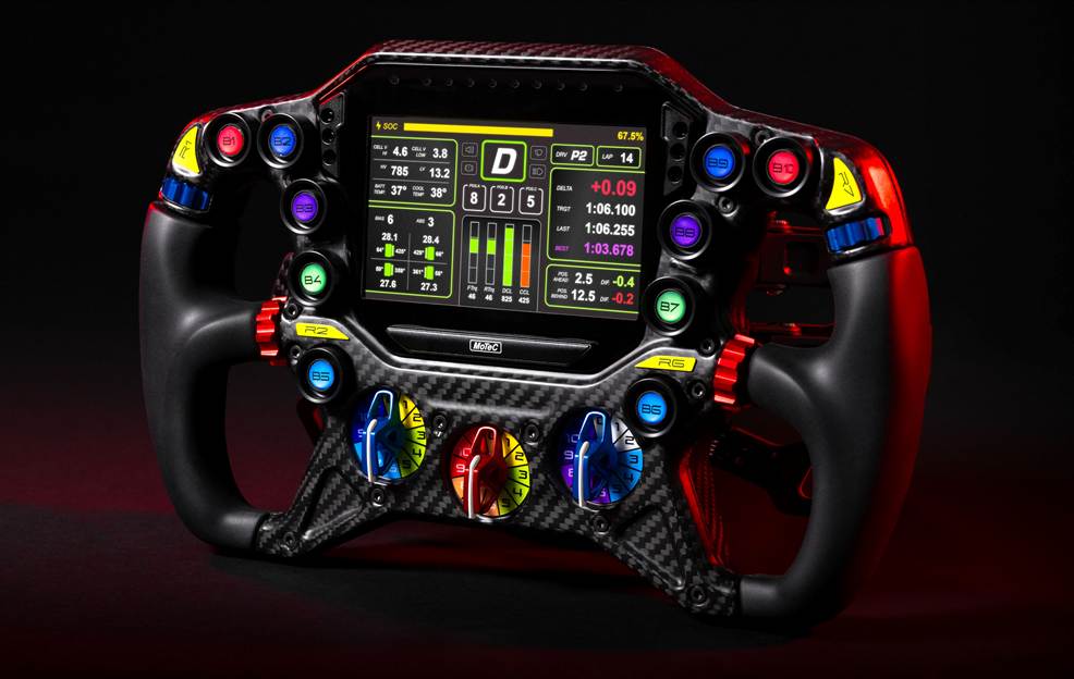 Motec STW195 Steering Wheel with Embedded C125