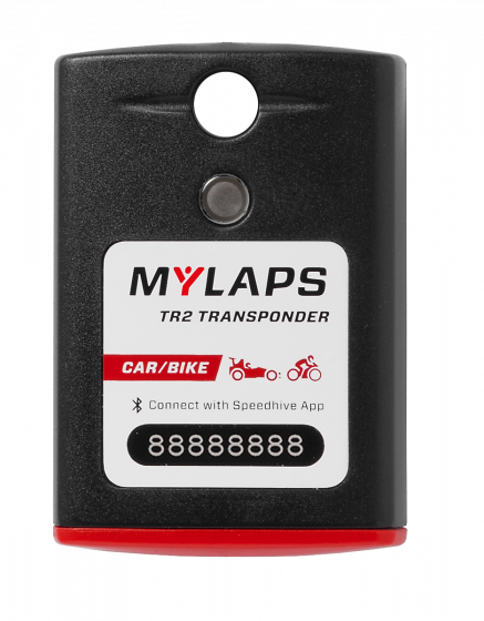 MYLAPS TR2 Transponder (Rechargeable) with 1 Year Subscription