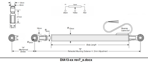 Miniaturized Linear Potentiometer - 13mm Diameter