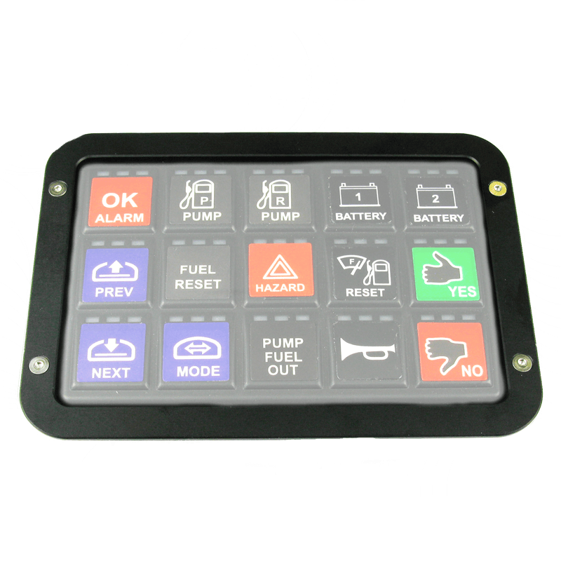 RACEGRADE FLUSH MOUNT BEZEL FOR 15 BUTTON KEYPAD Main image