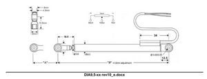 Miniaturized Linear Potentiometer - 9.5mm Diameter