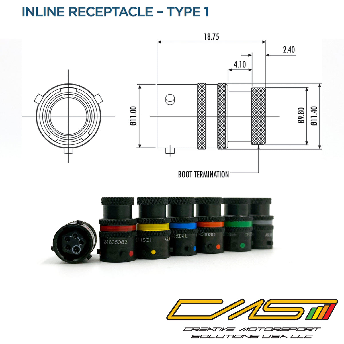 Deutsch Autosport Connectors - Creative Motorsport Solutions