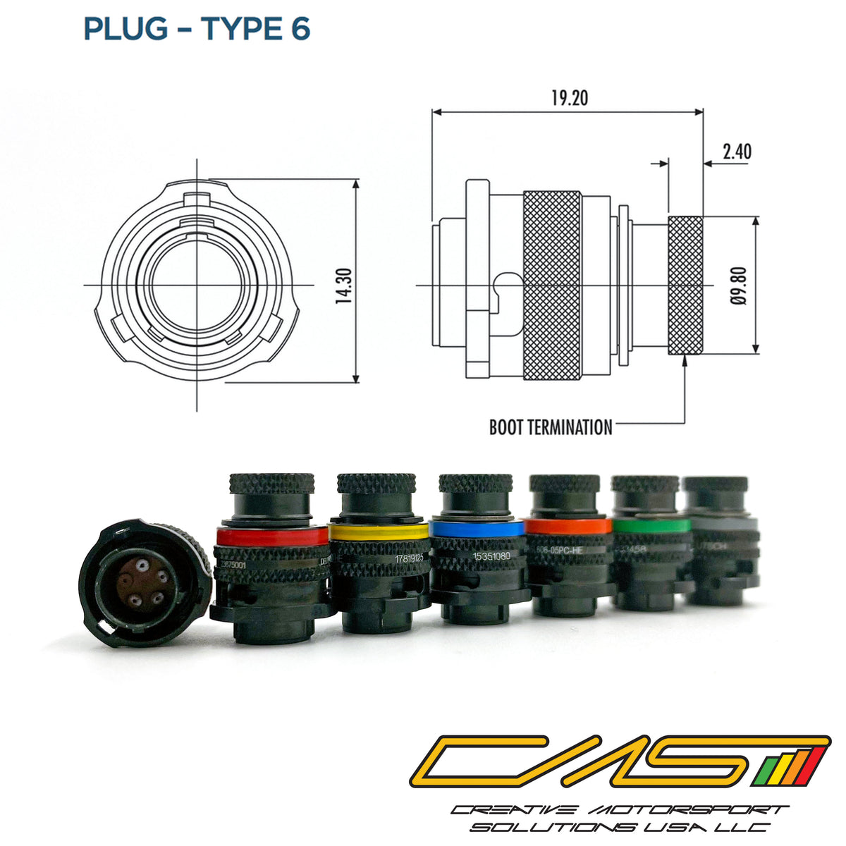 Deutsch Autosport AS 10 Shell Pin Connector