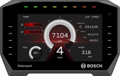 Bosch DDU vs. MoTeC C12X / C18X: Compare Display Loggers