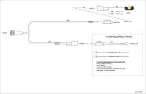 IMSA Safety Light Harness for MSE ICars TCR Radio