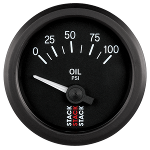 52mm Electric Oil Pressure Gauge - Creative Motorsport Solutions USA LLC