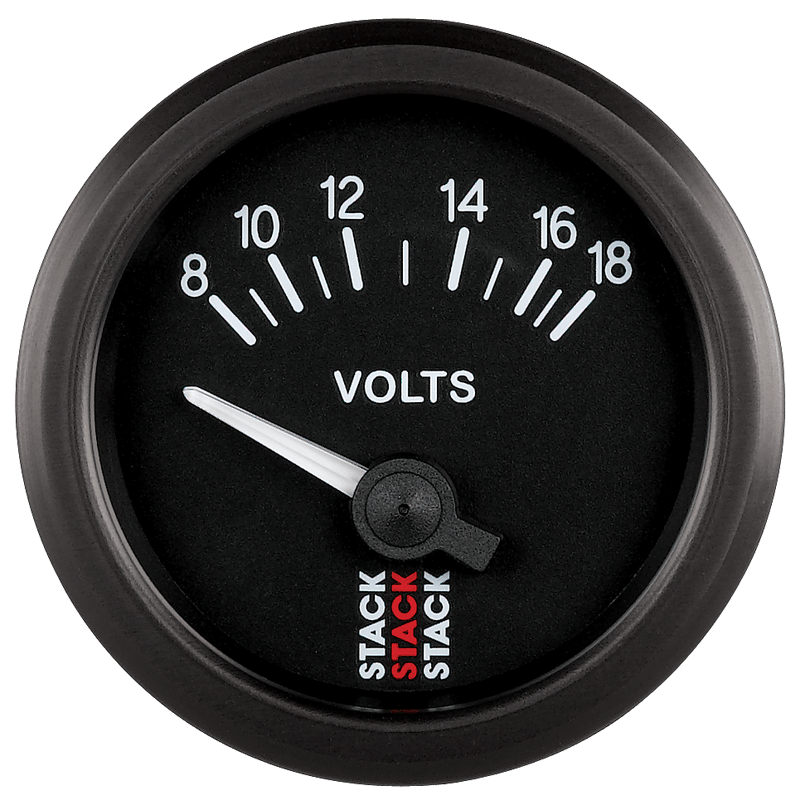 52mm Battery Voltage Gauge, 8-18V Main image