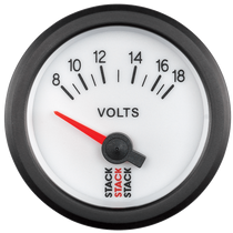 52mm Battery Voltage Gauge, 8-18V