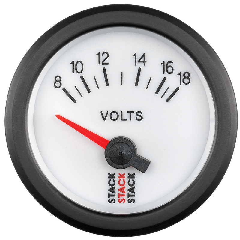 52mm Battery Voltage Gauge, 8-18V