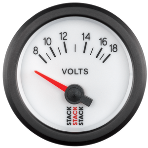 52mm Battery Voltage Gauge, 8-18V - Creative Motorsport Solutions USA LLC