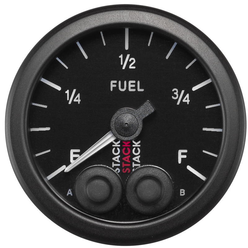 52mm Pro-Control Fuel Level Gauge, 0-280 OHM Programmable