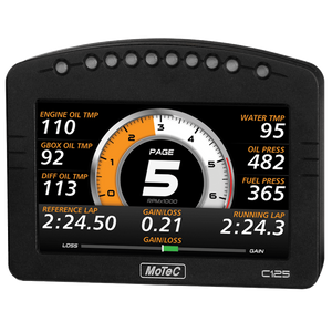 C125 5" Color Display with I/O and Logging Enabled