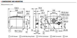 C185 5" COLOR DISPLAY LOGGER W/USB